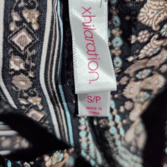 Target Xhilaration Bohemian Tribal Print Wide Leg Hippie Pants S- MULTICOLOR - Picture 5 of 5